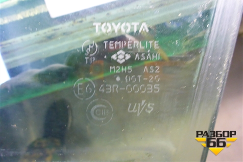Стекло двери передней левой для Toyota Camry CV3 с 2001-2006г