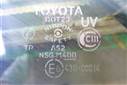 Стекло двери задней левой форточка для Toyota Camry CV3 с 2001-2006г