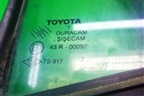 Стекло двери передней правой форточка (5ти дверный кузов 2007г) для Toyota Yaris с 2005-2011г