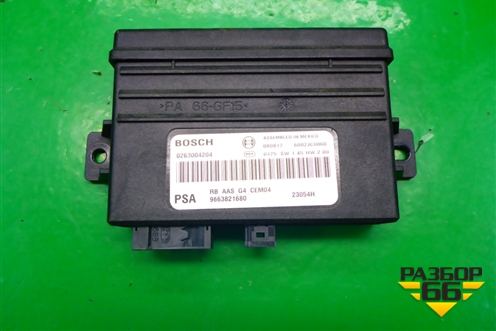Блок управления парктроником (9663821680) для Citroen C5 с 2008г