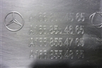 Юбка переднего бампера (под камеру и парктроник) (A1668554565) для Mercedes Benz GLS-Klass X166 с 2015г