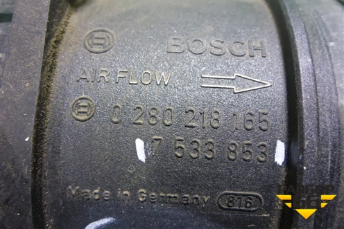 Датчик массового расхода воздуха (2.0л) (0280218165) ( 7533853) для BMW 3-серия Е90/Е91 с 2005г