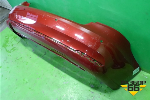 Бампер задний (после 2015г под парктроник) (6RU807421D) для Volkswagen Polo (седан) с 2010г