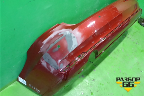 Бампер задний (после 2015г под парктроник) (6RU807421D) для Volkswagen Polo (седан) с 2010г