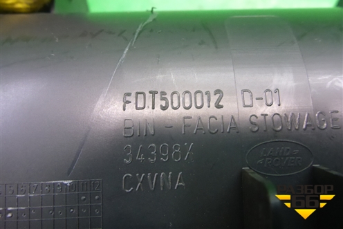 Накладка на торпедо (FDT500012) для Land Rover Discovery 3 с 2004-2009г