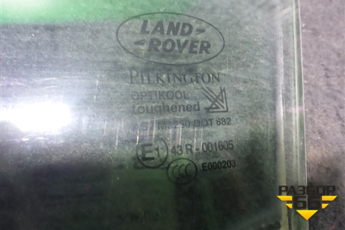 Стекло двери передней левой (2004г) (CUB500170) для Land Rover Discovery 3 с 2004-2009г