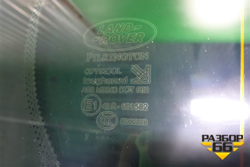 Стекло глухое правое (2007г) для Land Rover Discovery 3 с 2004-2009г