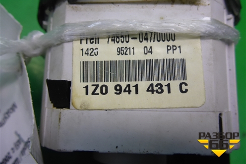 Модуль управления света фар (с передними ПТФ) (1Z0941431C) для Skoda Octavia (А5) с 2004-2013г