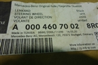 Рулевое колесо под AIR BAG без AIR BAG (A0004607002) для Mercedes Benz E-Klass W213 с 2016г