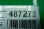 Накладка двери передней левой (на рамку новая) (BHS250985C) для Mazda Mazda 3 (BM) с 2013-2019г