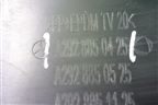 Юбка заднего бампера (только на дизель под парктроник) (A2928850425) для Mercedes Benz GLE-Klass (купе) C292 с 2015г