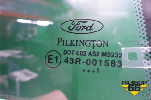 Стекло двери задней левой форточка для Ford Fusion с 2002г