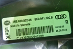 Фара противотуманная правая (после 2012г) (8K0941700B) для Audi A4 (В8) с 2007-2015г