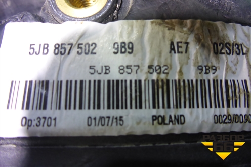Зеркало правое механическое (5JB8575029B9) для Skoda Rapid с 2013г