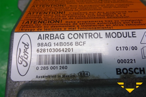 Блок управления AIR BAG (98AG14B056) для Ford Focus 1 с 1998-2004г
