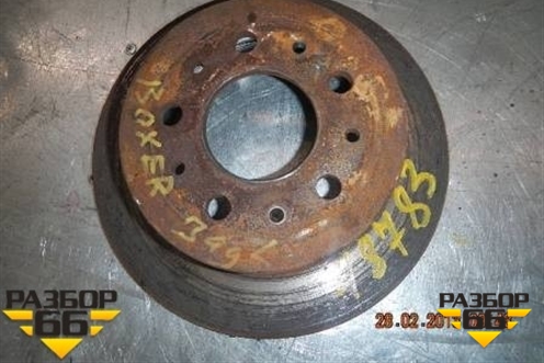 Диск тормозной задний для Peugeot Boxer с 2006г