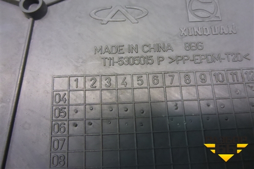 Накладка на торпедо (боковая правая до 2013г) (T115305015) для Chery Tiggo (T11) с 2005г