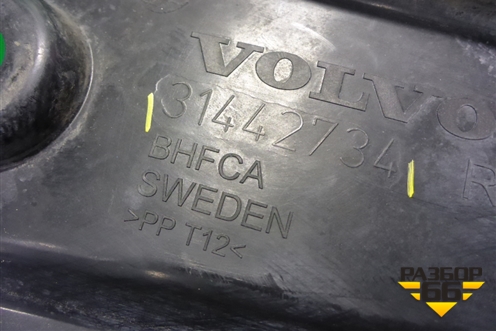 Накладка моторного отсека (правая) (31442734) для Volvo XC90 с 2015г