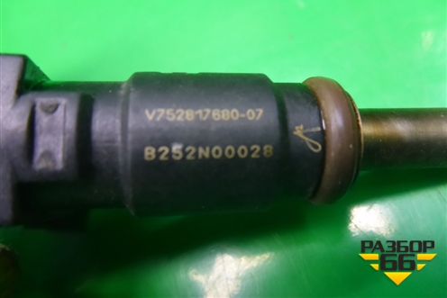 Форсунка инжекторная электрическая (1.6л 10FHBXPSA5F01) (75281768007) для Peugeot 308 с 2007-2014г