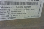 Обшивка в кабину (правая боковая) (9436903825) для Mercedes Benz  TRUCK Actros MP2 с 2002-2008г