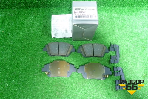 Колодки тормозные передние (S581013QA50) для Kia Optima с 2010-2015г