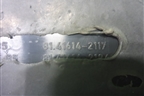 Накладка переднего бампера  (верхняя) (81416142117) для MAN  TGS с 2007г