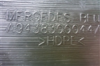 Воздуховод отопителя  (A9438300044) для Mercedes Benz  TRUCK Actros MP2 с 2002-2008г