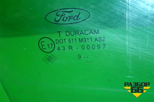 Стекло двери передней правой для Ford Transit Connect c 2002г