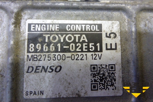 Блок управления двигателем (1.6л МКПП 1ZR) (8966102E51) для Toyota Auris с 2006-2012г