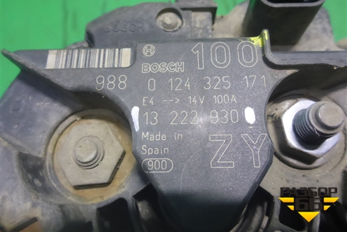Генератор (1.2л Z12XEP 14v 100A) (Bosch) (13222930) для Opel Corsa D с 2006-2014г
