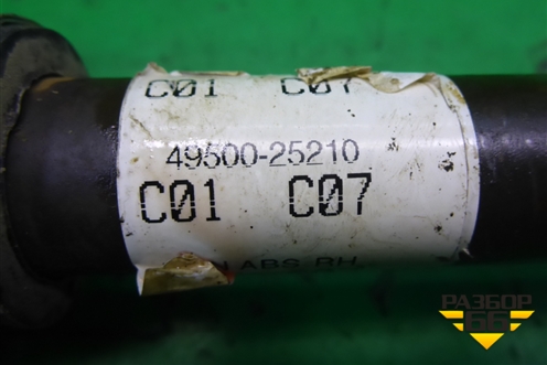 Привод передний правый (1.5л МКПП) (4950025210) для Hyundai Aсcent с 2000г