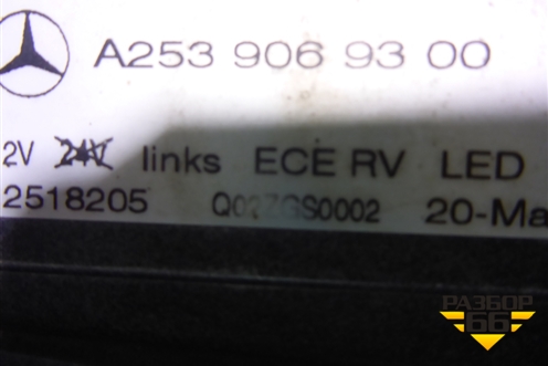 Фара левая (до 2019г LED без блоков) (А2539069300) для Mercedes Benz GLC-Klass X253  с 2015г