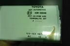 Стекло двери задней левой (2007г) (6810402200) для Toyota Auris с 2006-2012г