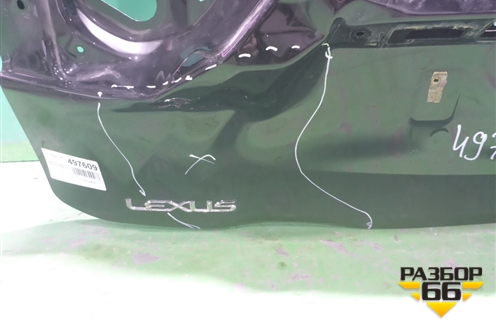 Дверь багажника без стекла (6700548720) для Lexus RX 350 c 2015г