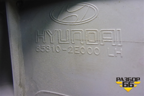 Обшивка стойки лобового стекла левая (858102E000) для Hyundai Tucson с 2004-2010г