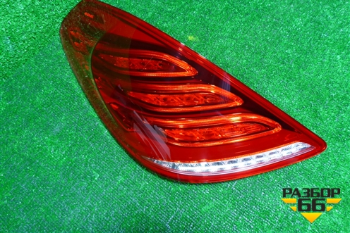 Фонарь задний левый (до 2017г Led) (A2229065401) для Mercedes Benz S-Klass W222 с 2013-2020г