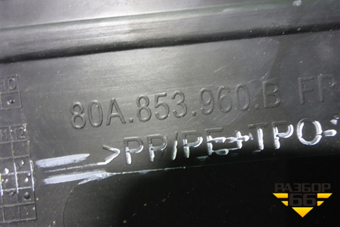 Накладка двери передней правой (S-Line) (80A853960B) для Audi Q5 с 2017г