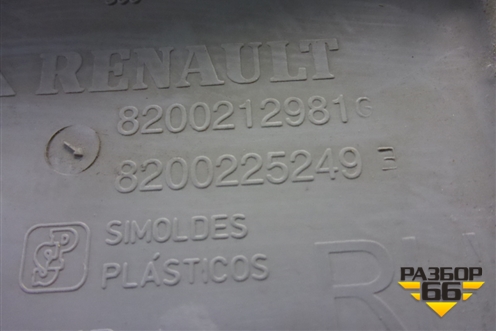 Обшивка стойки центральная правая (8200212981) для Renault Logan с 2004-2015г