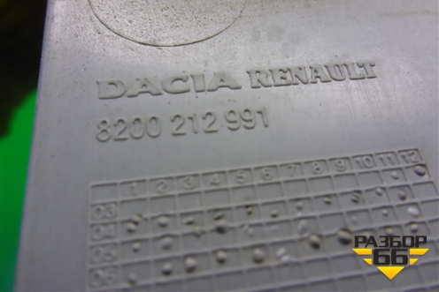 Обшивка стойки задняя верхняя правая (8200212991) для Renault Logan с 2004-2015г