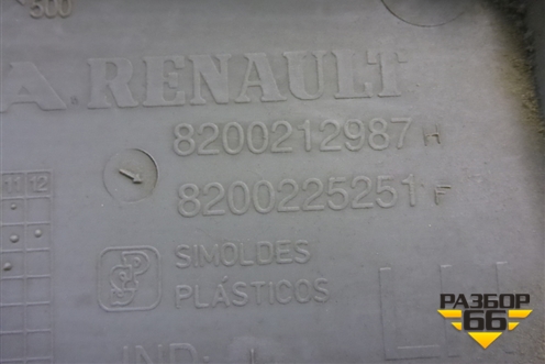Обшивка стойки центральная левая (8200212987) для Renault Logan с 2004-2015г