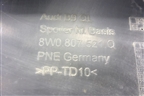 Юбка заднего бампера (8W0807521Q) для Audi A4 (В9) с 2015г