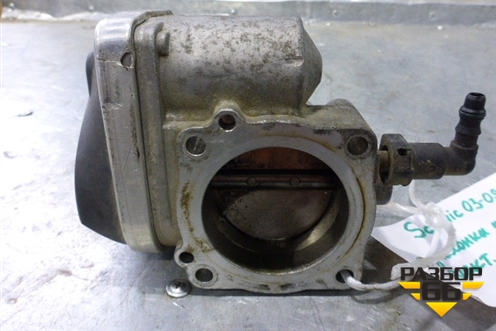 Заслонка дроссельная электрическая 1.6л K4MT) (8200190230) для Renault Scenic с 2003-2009г