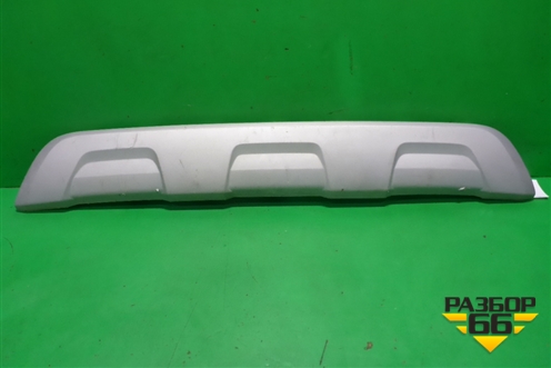 Накладка заднего бампера (после 2018г StepWay) (850703718R) для Renault Logan II с 2012г