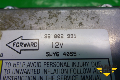 Блок управления AIR BAG (96802931) для Chevrolet Lanos с 2004г