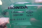 Стекло двери задней правой форточка для Honda Civic 4D с 2006-2012г