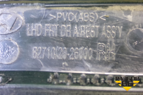 Накладка двери передней правой (8271026000) для Hyundai Santa Fe с 2000-2012г (Classic)
