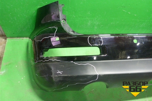 Бампер задний (под парктроник) (850221BA0H) для Infiniti Infiniti EX (J50) с 2008-2013г