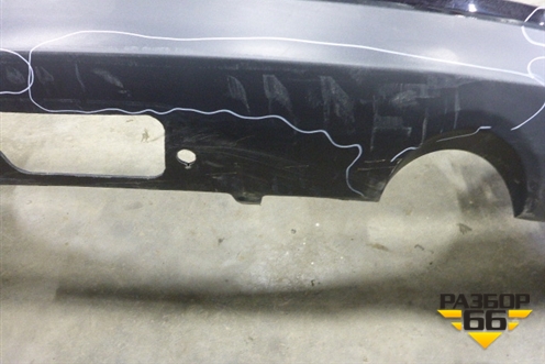Бампер задний (под парктроник) (850221BA0H) для Infiniti Infiniti EX (J50) с 2008-2013г