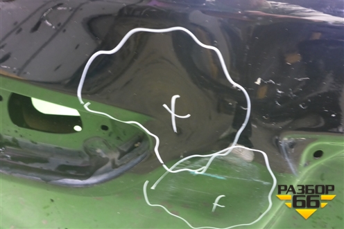 Дверь багажника без стекла (до 2016г) (901003JN0A) для Infiniti Infiniti JX/QX60 (L50) 2013-2020г (Джей икс Ку икс)