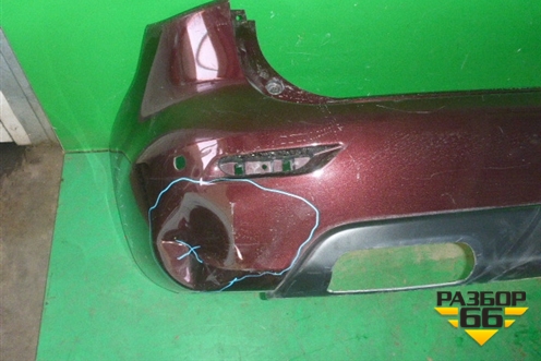 Бампер задний (до 2016г под парктроник) (850223JB0H) для Infiniti Infiniti JX/QX60 (L50) 2013-2020г (Джей икс Ку икс)